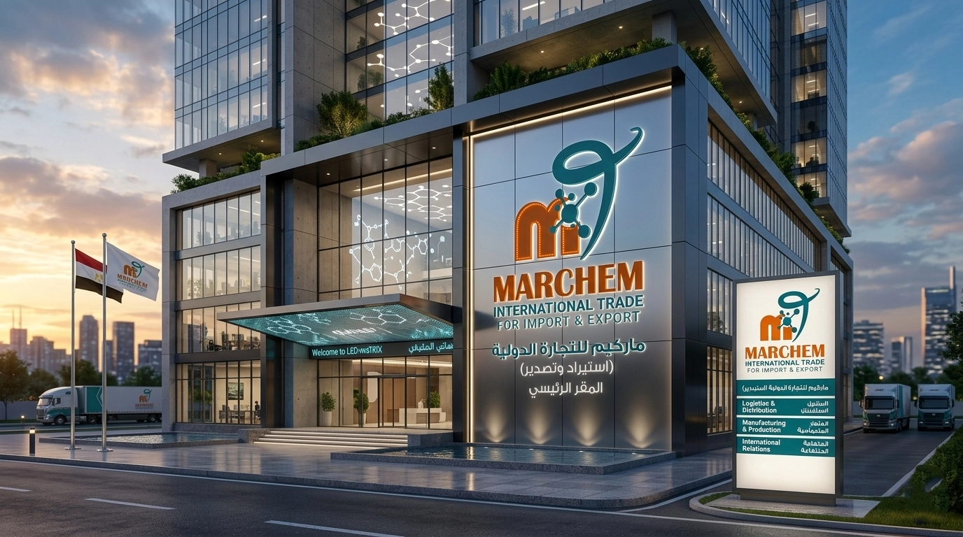 لوحات إرشادية ومقر Marchem الرئيسي