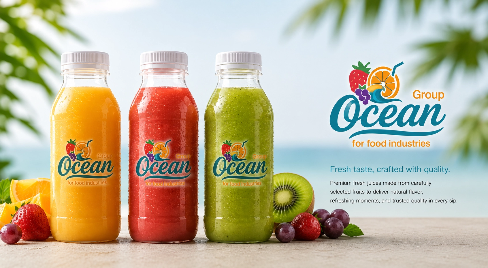 Ocean Group — هوية بصرية متكاملة من إبداع ميديا