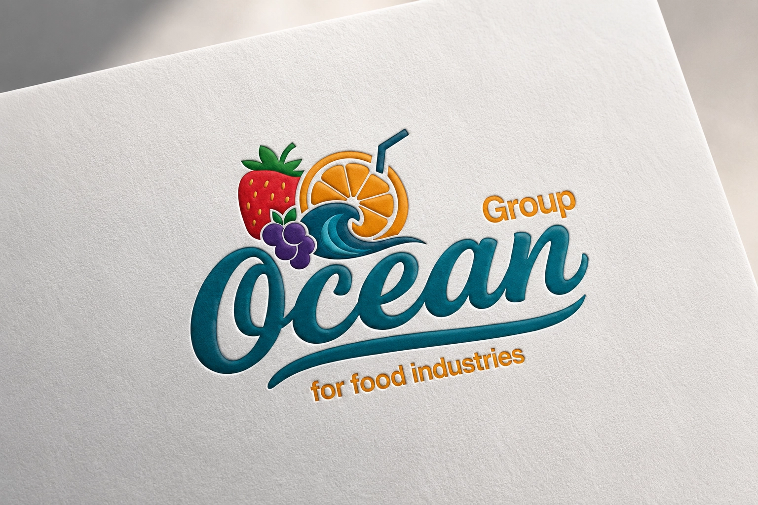 معاينة تصميم شعار Ocean Group — هوية بصرية من إبداع ميديا